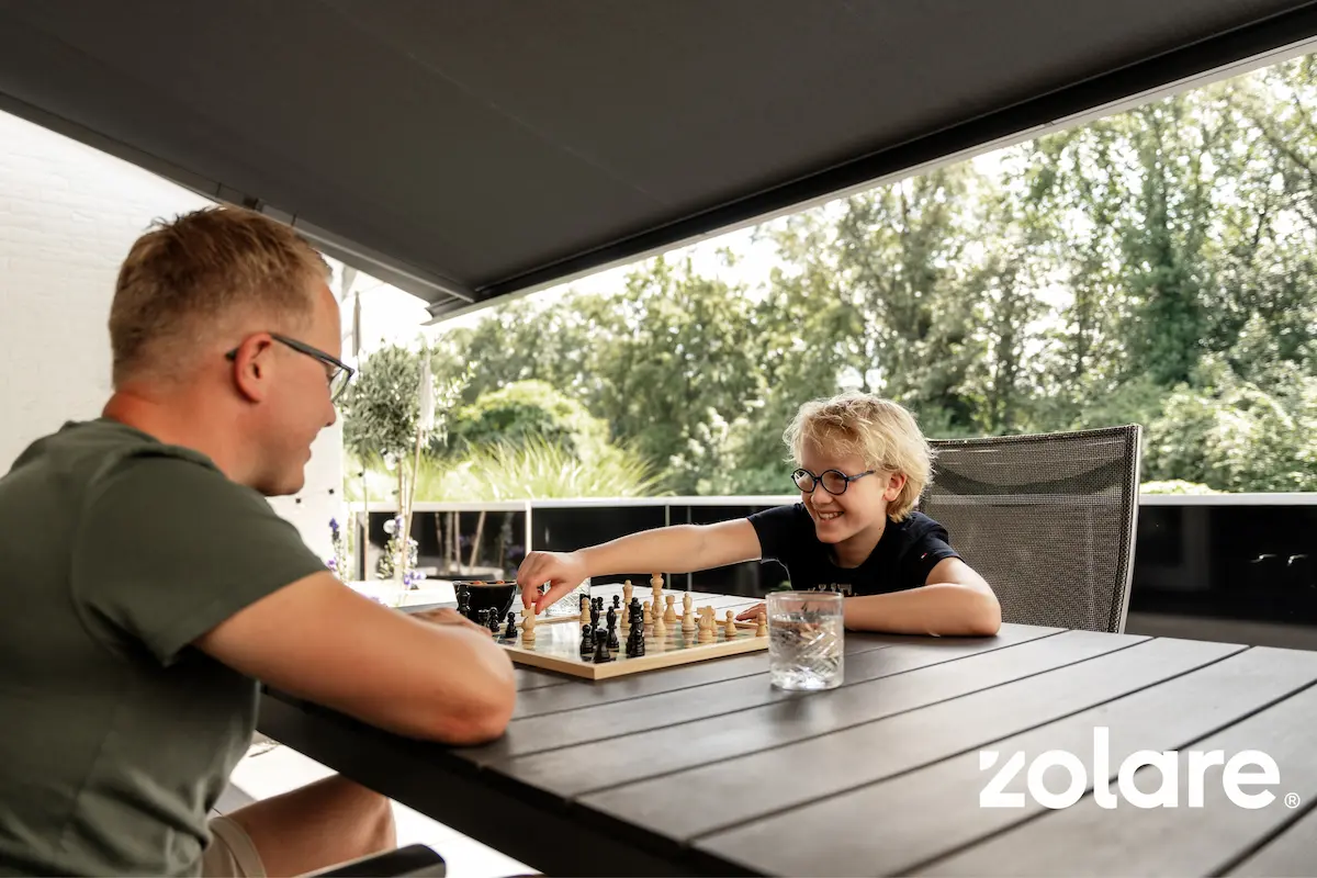 elektrisch zonnescherm terras